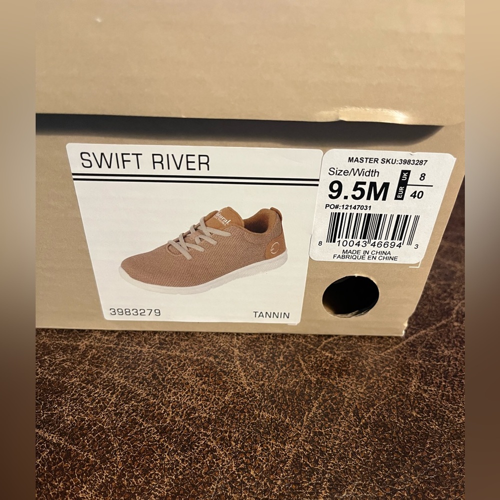 Natural Reflections “Swift River" Tan Shoes, Women's Size 9.5M, New with Box